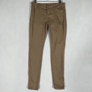 FOREVER 21 Pants Womens Size 28 Beige Tan Stretch Waist XXI Mid Rise Chino